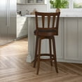 thumbnail image 3 of Hillsdale Furniture Presque Isle Wood Bar Height Swivel Stool, Cherry, 3 of 16