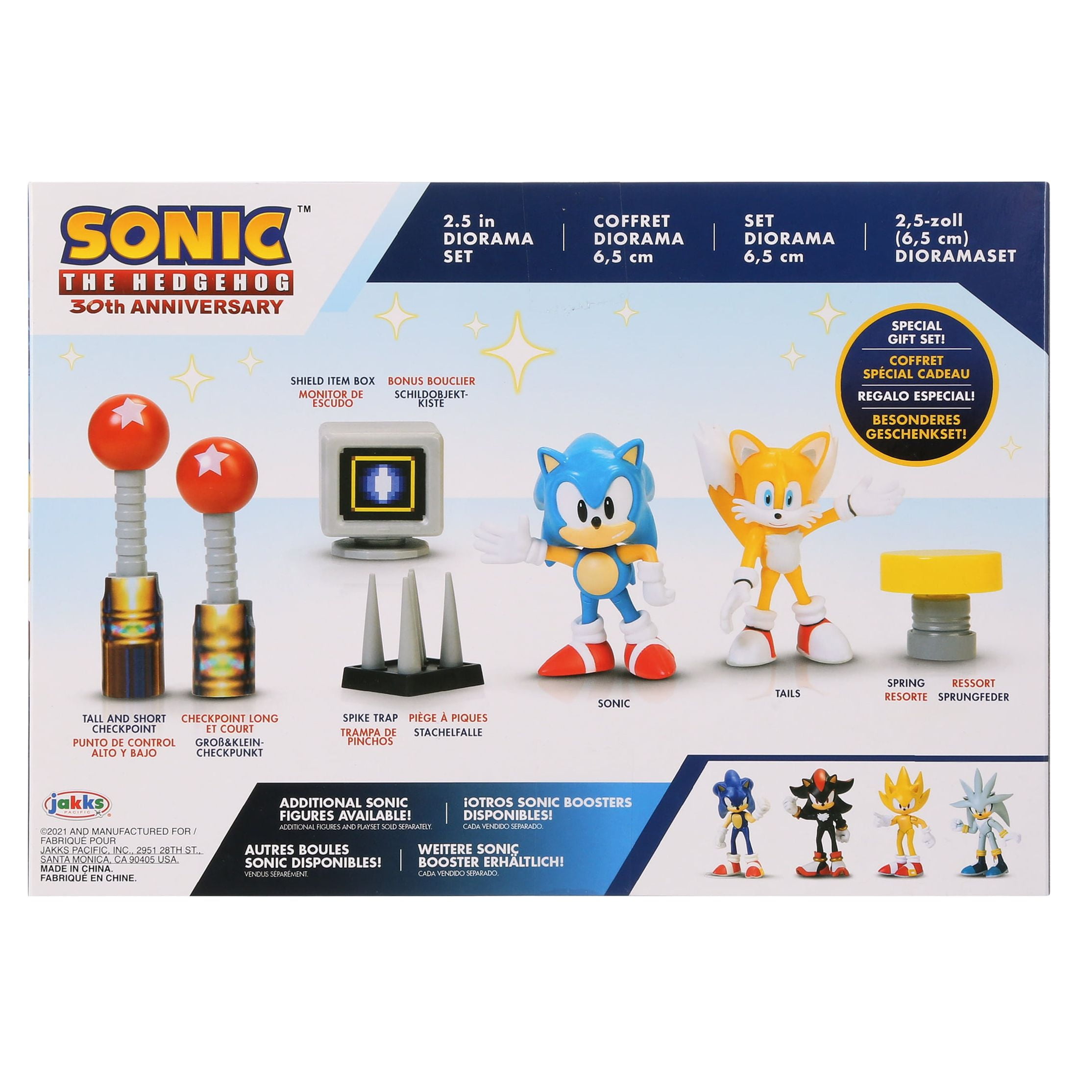 Jakks pacific 2 Sonic The Hedgehog Sonic Figure 6 cm Multicolor