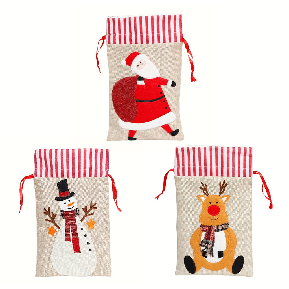CSCHome Cute Christmas Gift Bags Small Jute Bags With Drawstring cschome-cute-christmas-gift-bags-small-jute-bags-with-drawstring