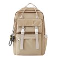 thumbnail image 1 of Backpack Personality Commute Simple Preppy Schoolbag Khaki As described, 1 of 9