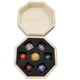thumbnail image 1 of 1 juego de cabujones redondos decorativos de piedra pulida, cabujones de cristal, colección de piedras de cristal, 1 of 6