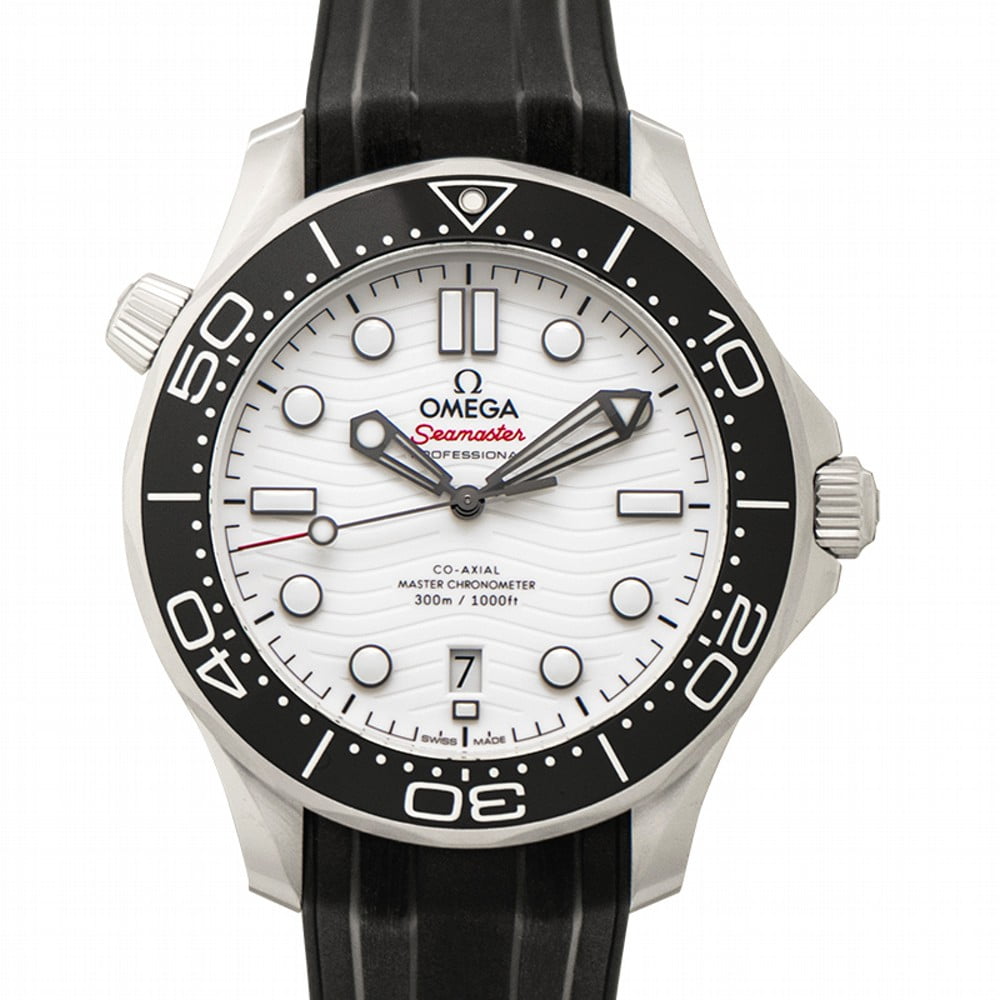 Omega Seamaster Diver 300m Co-Axial Master Chronometer 42mm Automatic White  Dial Steel Mens Watch 210.32.42.20.04.001 - Walmart.com