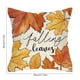 thumbnail image 3 of Funda de Cojín de 45 Cm (17,72 Pulgadas) para Acción de Gracias, Decoración para Sofá, Funda de Cojín de Lino con Estampado En Una Cara, Ideal para Sofá y Dormitorio., 3 of 6