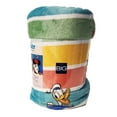 thumbnail image 2 of The Big One Oversized Plush Striped Mickey Mouse & Friends Throw Blanket, 5'x6', 2 of 7