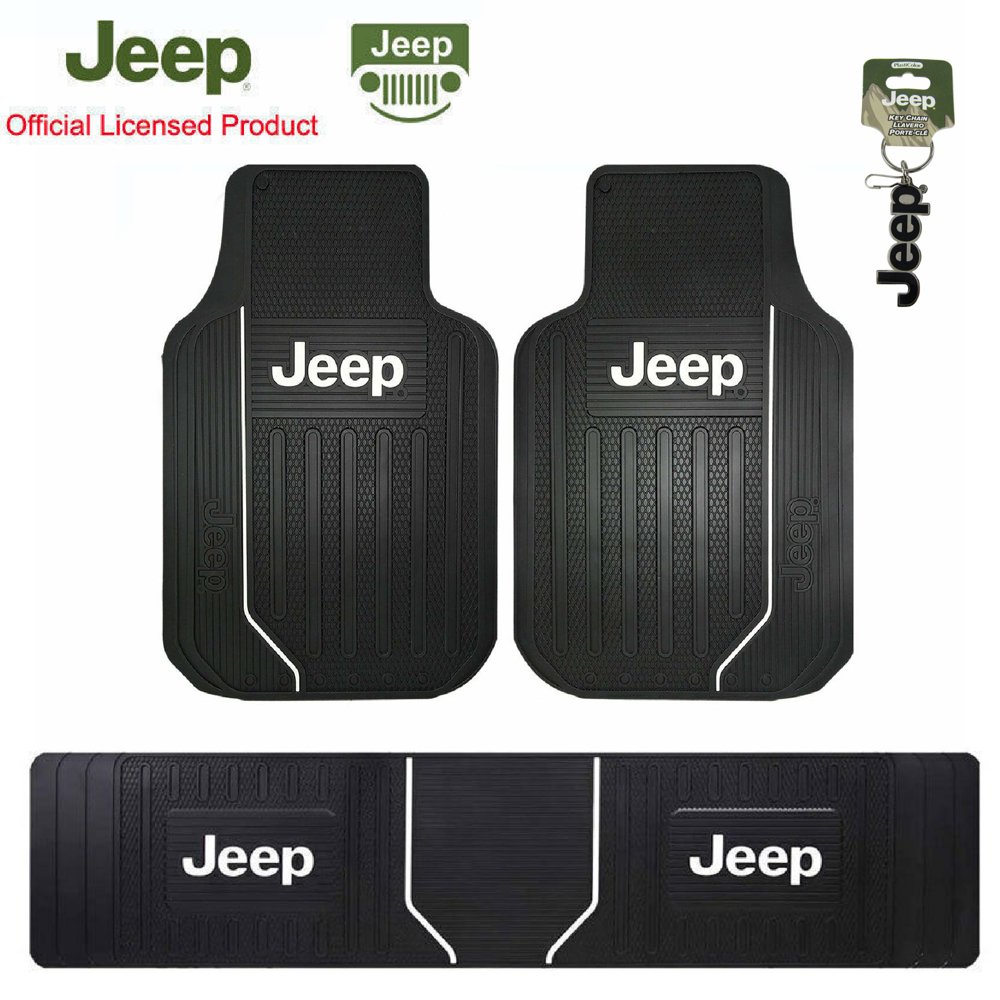 New 4pcs JEEP Elite Style Car Truck Front Rear Runner All Weather Floor