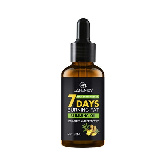 FcBaudy Essential Oil Ginger Oil Herbal Ginger Garlic Body Care Fever Massage Oil，30ml Massage solution