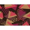 thumbnail image 1 of Ahgly Company Tapis d'Intérieur Rectangulaire Transitionnel Bourgogne Rouge Lavable à la Machine, 7 Pieds x 10 Pieds, 1 of 7
