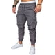 thumbnail image 1 of Pantalones cargo para hombre, pantalones de chándal a la moda para hombre, pantalones chinos informales de trabajo con cordón y 6 bolsillos, 1 of 6