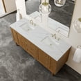 thumbnail image 7 of James Martin Vanities 545-V72-LNO-3ENC Laurent 72" Double Basin Poplar Wood Vanity Set -, 7 of 7