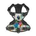 thumbnail image 4 of Picia A Funny Little Dalmatian Puppy No-Pull Dog Harness Reflective Front Clip Vest with Handle,Step-in Air Dog Harness,Adjustable 2 Metal Rings 4 Buckles,Easy to Put on & Take Off Large, 4 of 9