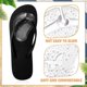 thumbnail image 5 of 6 Pairs Toe Protection Cushion For Flip Flop Non-slip Silicone Gel Foot Cushions Separator Pads, 5 of 5