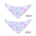 thumbnail image 6 of Goofa Rainbow Scales Pattern Pet Scarf Bandana - Adjustable and Comfortable,Dog Scarf Bib Kerchief Breedfor Dogs and Cats-Large, 6 of 8