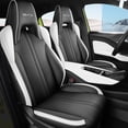 thumbnail image 4 of Funda de asiento de coche Motoptes de cuero personalizada específica para BYD Seagull rosa con cobertura total, juego completo delantero y trasero, 4 of 5