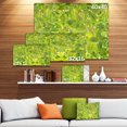 thumbnail image 3 of Bright Fuchsia Green Foliage - Floral Canvas Art Print, 3 of 4