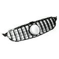 thumbnail image 7 of 1x GTR Style Front Grill, For Mercedes Benz w205 C200 C250 C300 C350 Glossy Black 2015-2018 GTR Upper Grille without camera, 7 of 7