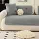 thumbnail image 4 of Funda de sofá antideslizante de Sherpa sólida con etiqueta de PU, decoración para sala de estar, funda de asiento Coush, funda de sofá Universal, toalla de muebles, 4 of 5