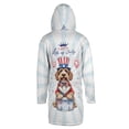 thumbnail image 2 of Happy 4th of July Patriotic Wirehaired Pointing Griffon Marching Band Uniform Balloons Fireworks All Over Print 3D Hooded Duffle Toggle Coat Dog Lover - 13009, 2 of 6