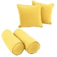 thumbnail image 3 of Blazing Needles Double-corded Solid Twill Throw Pillows with Inserts (Set of 4)-Style:Sunset, 3 of 3