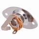 thumbnail image 2 of Oval Indented Jack Output Plate Jackplate And Socket For Mono Electric Guitar, Silver, 2 of 4
