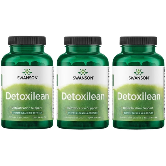 Swanson Detoxilean 120 Capsules (3 Pack)