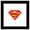 Black Framed Version, variant on Gallery Pops DC Comics Superman - S-Shield Core Logo Wall Art, Unframed Version, 12" x 12"