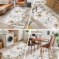 thumbnail image 5 of Area Rugs 2.7'x5', Vintages Flowers Carpet for Living Room Bedroom Dining Room, Country Farmhouse Retro Botanical Floral Throw Kitchen Rugs Non Slip Washable Rectangle Indoor Outdoor Rugs, 5 of 8