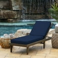 thumbnail image 2 of Arden Selections Modern Outdoor Chaise Cushion 21 x 46, Sapphire Blue Leala, 2 of 8