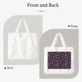 thumbnail image 2 of Yiaed Halloween Print Fluffy Shoulder Bag Plush Bags Women Ladies Tote Bag Fluffy White Furry Purse Handbag for Autumn and Winter, 2 of 7