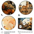 thumbnail image 3 of Designart "Stone Fortress Castles III" Architecture Floater Framed Canvas Print, 3 of 7