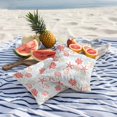 thumbnail image 5 of Outdoor Pillow Cover Red Starfish Set of 2 Waterproof Throw Pillowcases Shell Coral Marine Life Decorative Patio Furniture Pillows for Couch Garden Indoor & Outdoor Use, 5 of 9