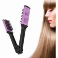 thumbnail image 1 of wonima11 Double Brush Comb, Anti Static Straighten Hair Clamp Hair Brush for DIY Hair Styling, 1 of 1