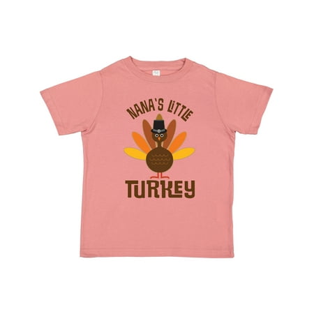 

Inktastic Thanksgiving Nana Little Turkey Gift Toddler Boy or Toddler Girl T-Shirt