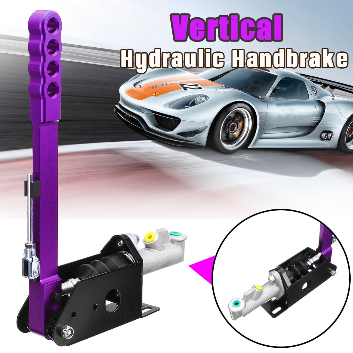 Vertical Hydraulic Handbrake Hydro Ebrake Drift Race Rally Lever Gear