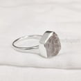 thumbnail image 3 of Natural Rose Quartz Ring, Rough Quartz Gemstone Ring, Birthstone, Simple Plain Ring, 925 Sterling Silver, Womens Ring, Christmas, Thanksgiving, Handmade, Statement Jewelry, Rough Gemstone Jewelry, 3 of 6