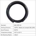 thumbnail image 4 of GFDYREE 5/8" Heater Hose Coolant Radiator Straight 100PSI SAE 20R3 5FT Black, 4 of 5