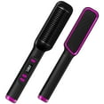 thumbnail image 1 of Cepillo alisador de pelo – Plancha alisadora de pelo con peine integrado, antiescaldaduras, perfecto para salón profesional en casa, 1 of 5