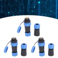 thumbnail image 1 of Aviation Wire Connector, Copper Plated Gold Contacts 3 Pin Plug Socket 3PCS AC500V 30A  For Electronic Devices, 1 of 8