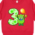 thumbnail image 3 of Inktastic 3rd Birthday Monster Toddler Sweatshirt, 3 of 4