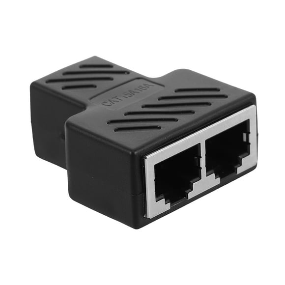 Miangastore Ethernet Splitter Splitters For Ethernet Cables Network Adapter With Dual Ports For Home Office Stable Signal Transmission