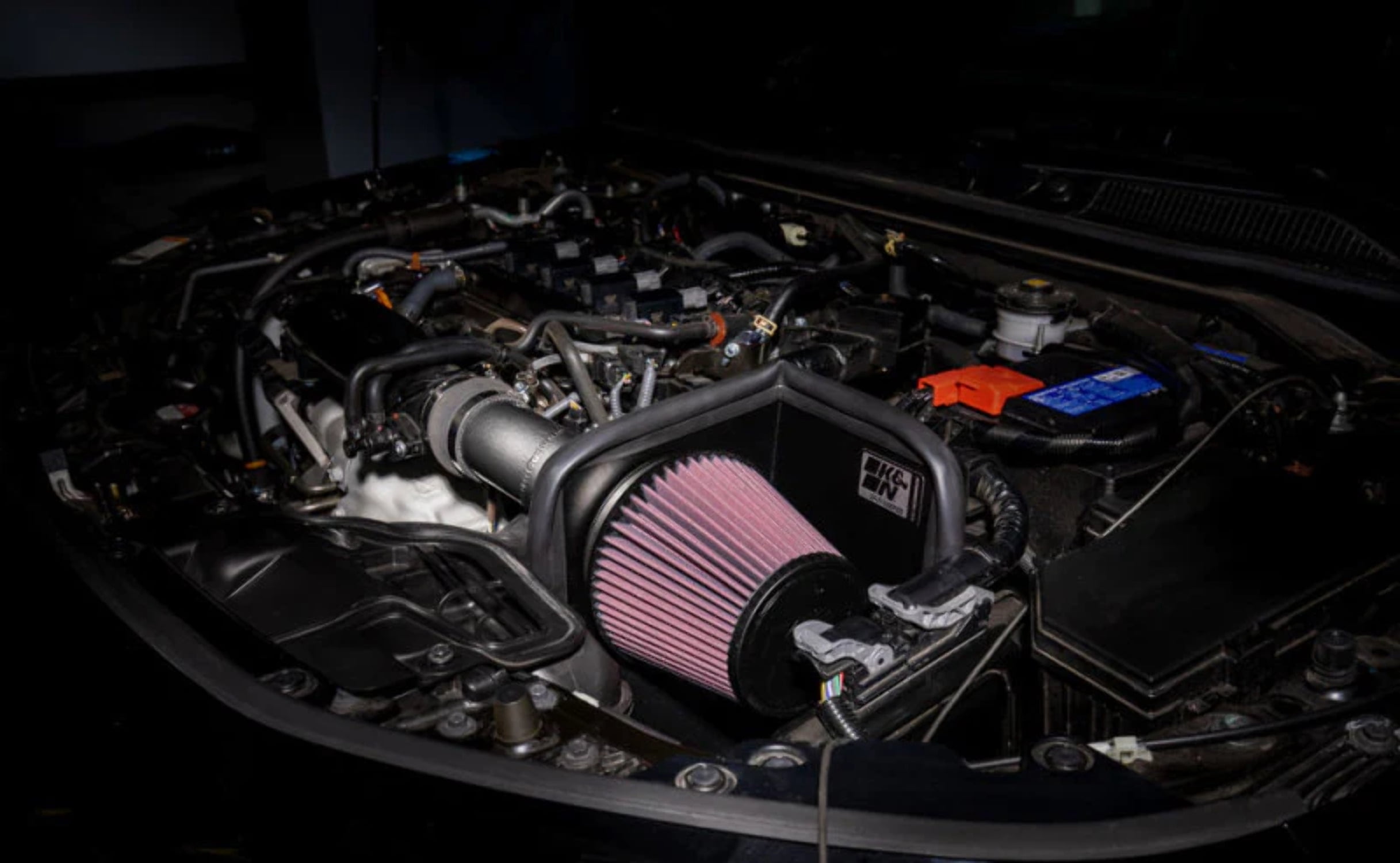 K&N Typhoon Cold Air Intake System: Easy Installation, Engineered to Maximize Airflow, Boost Horsepower & Torque, 69-1509TC