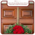 thumbnail image 5 of Haute Decor Adjustable Length Wreath Hanger, Antique Brass 2-PACK, 10 Pound Capacity, 5 of 7