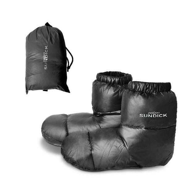 sundick Sundick Outdoors Camping Slippers Warm Socks for Sleeping Bag Indoors Warm Boots Men