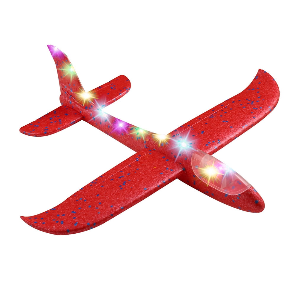 Foam Aircraft with Light DIY Cartoon Hand Throwing Plane EPP Hand