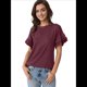 thumbnail image 1 of Tops de Corta para Mujer, Rojo Oscuro, XXL, 1 of 9