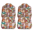 thumbnail image 3 of LAKIMCT Different Dogs Car Seat Covers Vehicle Front Seat Covers Universal Fit Seat Protector, 3 of 9