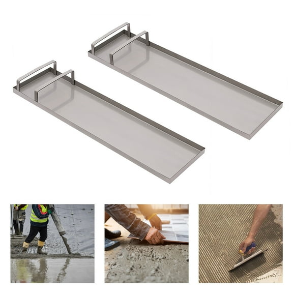 Concrete Knee Boards Slider Knee Boards, 30” * 8” Stainless Steel Concrete Knee Boards Concrete Board Slider Tools for Cement and Concrete Finishing