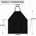 thumbnail image 6 of SJPACK Unisex Apron - 50 Pcs Black Apron with 2 Pockets for Kitchen Crafting BBQ Drawing Cooking, 6 of 6