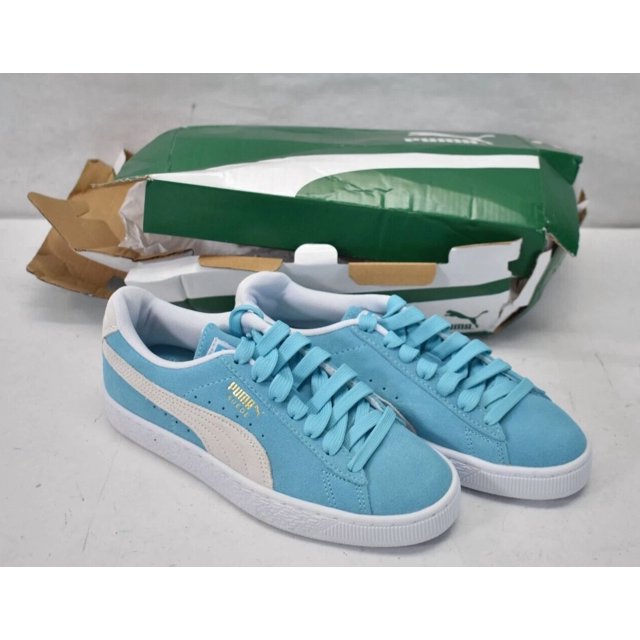 PU & MA Suede Classic XXI Maersk Sneakers Bluefish PU & MA White Size 4-1/2 Shoes