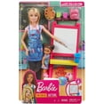 thumbnail image 5 of Barbie Careers Art Teacher Playset with Blonde Fashion Doll, 1 Small Doll, & Accessories, 5 of 5