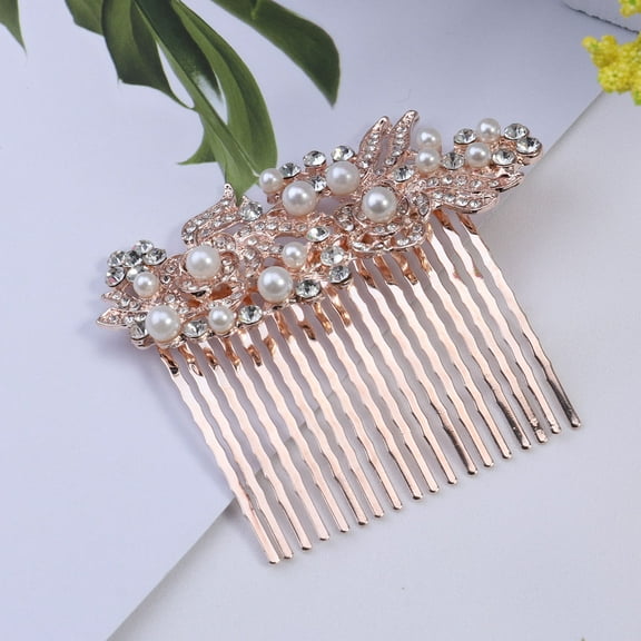 WHAMVOX Rose Comb Hair Accessories Accessary Bridal Bride